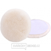 Kotouč leštící vlněný, ovčí rouno, T160, ⌀180mm, suchý zip Kotouč leštící vlněný, ovčí rouno, T160, ⌀180mm, suchý zip gallery main image