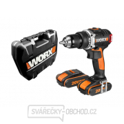 Aku vrtací šroubovák WORX Orange WX175 - Li-Ion 20V 2*2,0 Ah, 1hod. náhled
