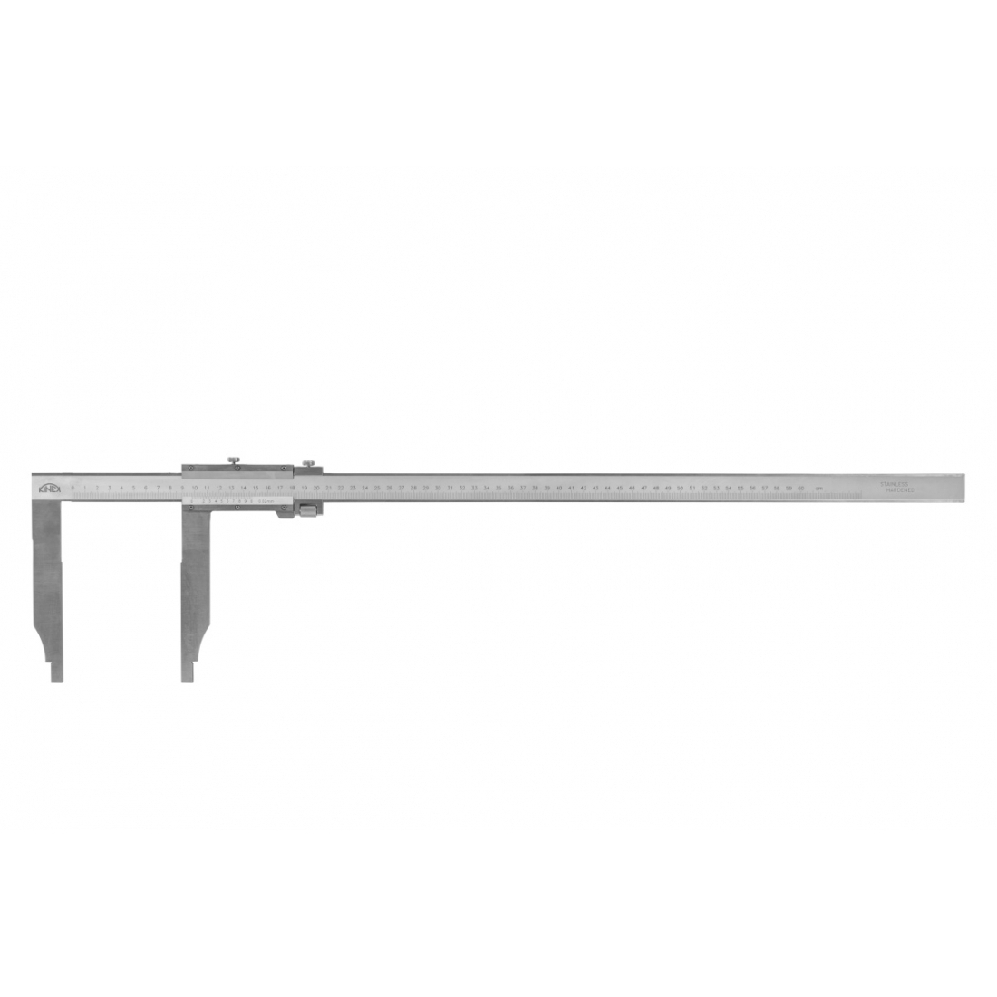 Posuvné měřítko s jemným stavěním KINEX 2000 mm, 200 mm, 0,05 mm, DIN 862 6015-52-200