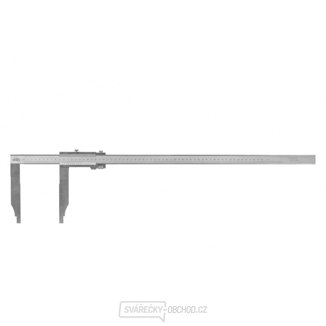 Posuvné měřítko s jemným stavěním KINEX 2000 mm, 300 mm, 0,05 mm, DIN 862