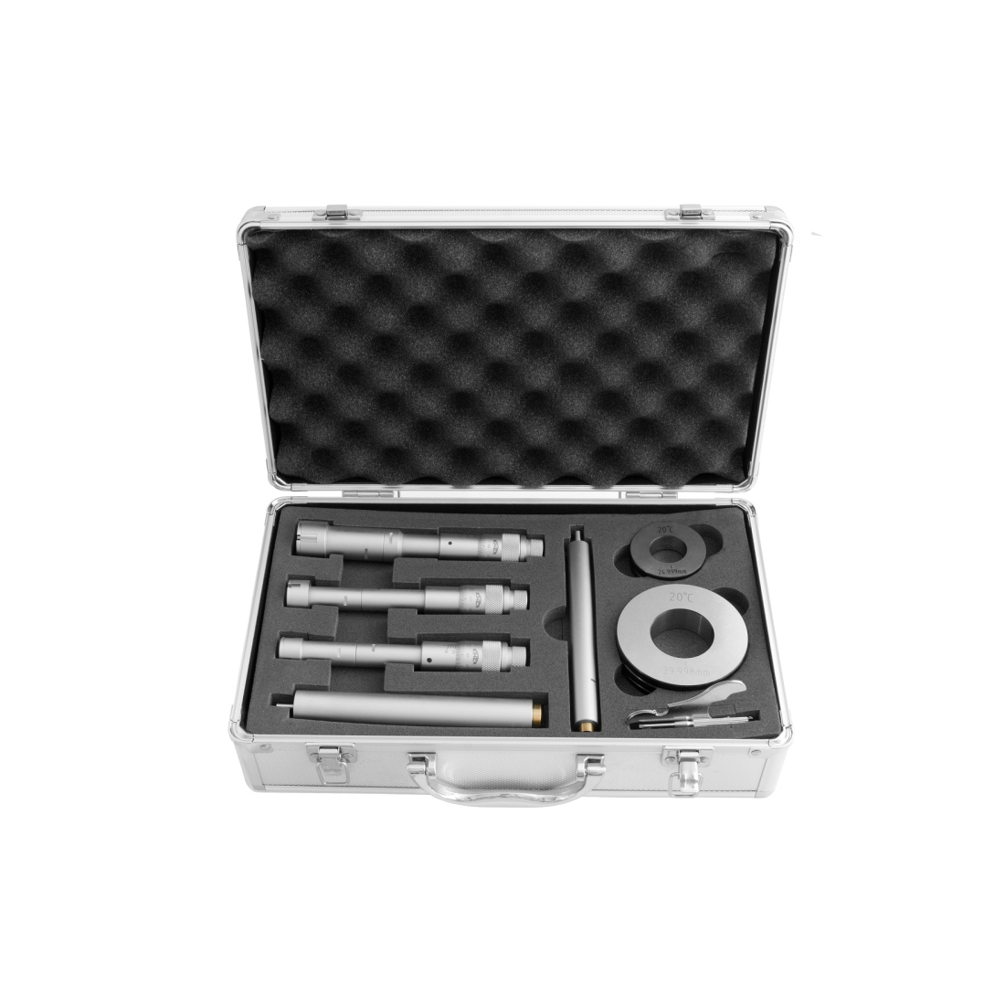 Levně Sada třídotekových mikrometrů (dutinoměrů) KINEX 20-40 mm, 0,005mm, DIN 863, IP 54 7089-03-040