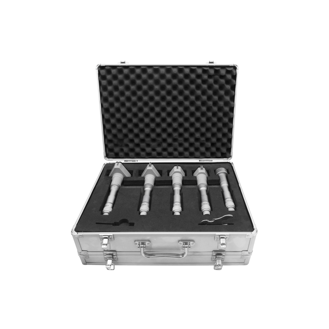 KINEX/K-MET Sada třídotekových mikrometrů (dutinoměrů) KINEX 40-100 mm, 0,005mm, DIN 863, IP 54 7089-03-100