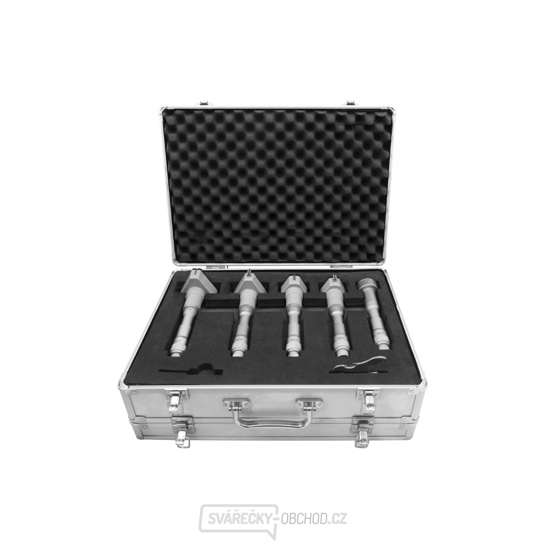 Sada třídotekových mikrometrů (dutinoměrů) KINEX 40-100 mm, 0,005mm, DIN 863, IP 54