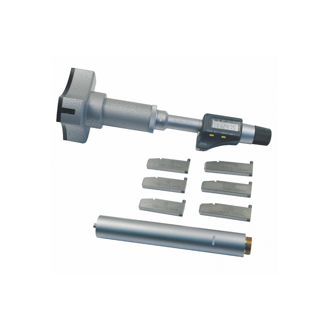 KINEX/K-MET Digitální mikrometr třídotekový (dutinoměr) KINEX 150-175 mm, DIN 863, IP 54 7090-02-175