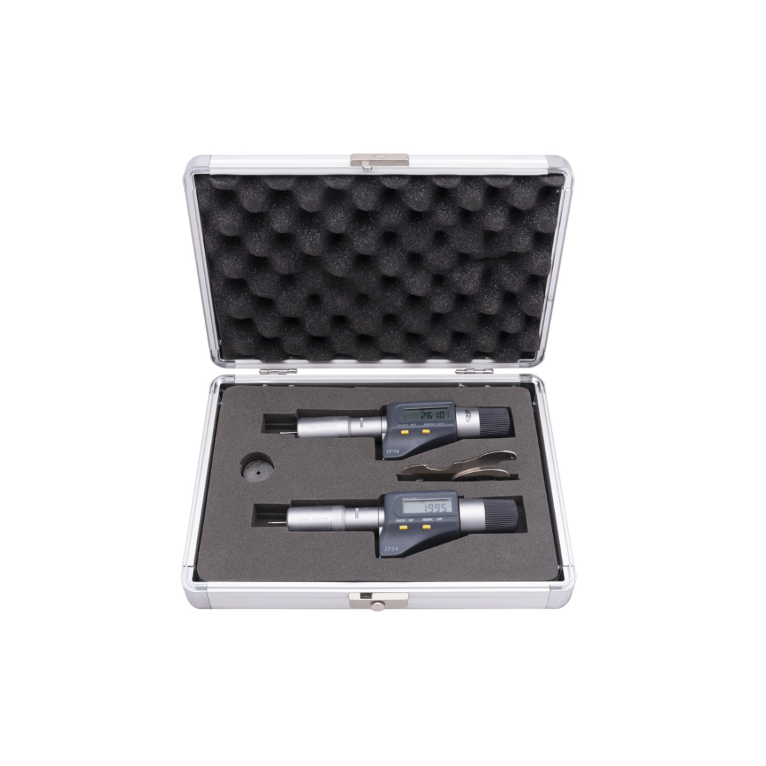 Levně Sada digitálních třídotekových mikrometrů (dutinoměrů) KINEX - 2-3 mm, DIN 863, IP 54 7090-03-003