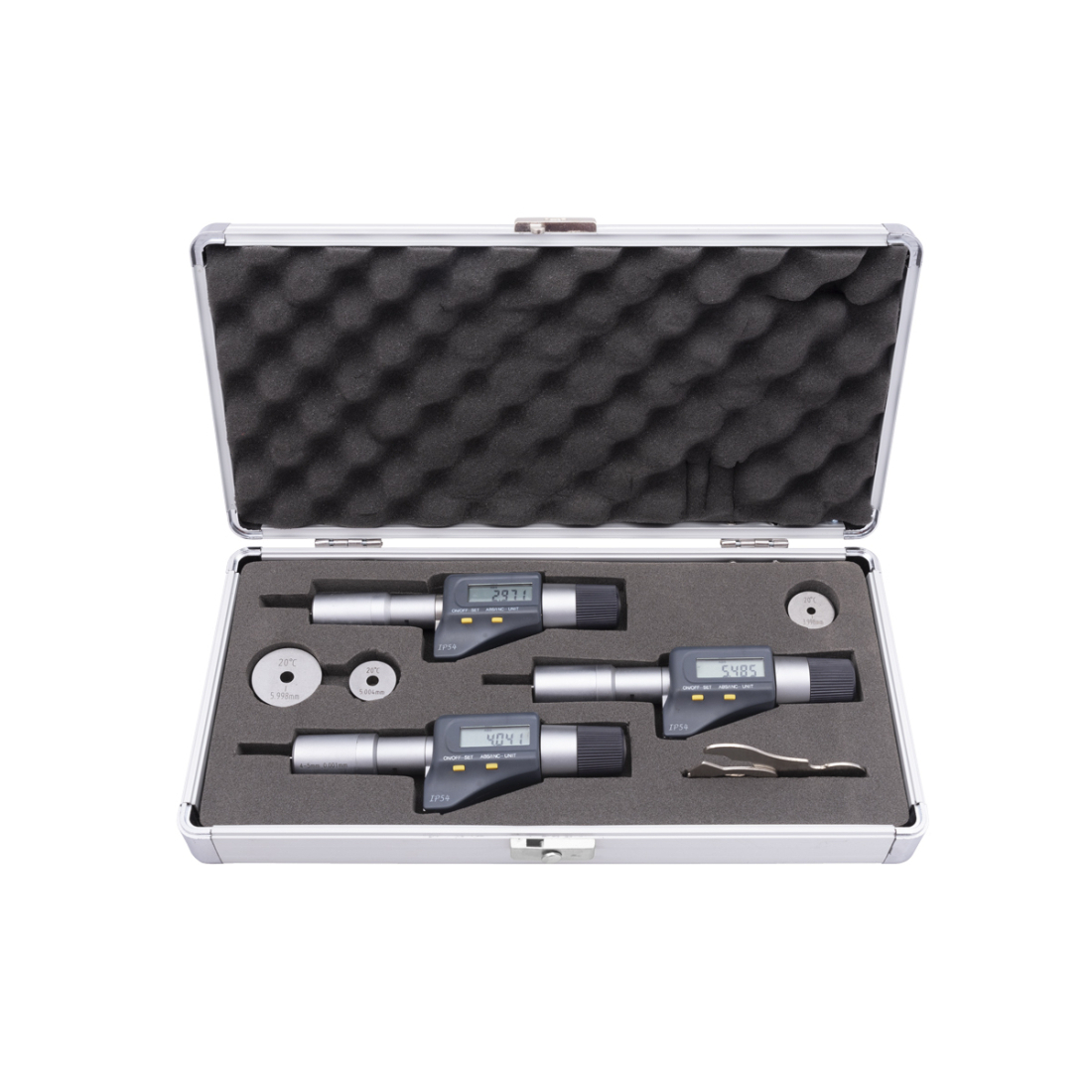 Levně Sada digitálních třídotekových mikrometrů (dutinoměrů) KINEX - 3-6 mm, DIN 863, IP 54 7090-03-006