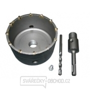 Příklepová vrtací korunka pr. 100mm se stopkou 110mm SDS+ Příklepová vrtací korunka pr. 100mm se stopkou 110mm SDS+ gallery main image