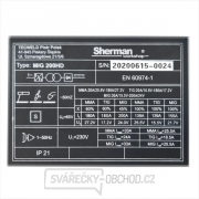 Sherman MIG 200 HD + Kabely + Hořák  + Drát + Sprej + Kukla + Vozík + Ventil + plná Lahev CO2 Sherman MIG 200 HD + Kabely + Hořák  + Drát + Sprej + Kukla + Vozík + Ventil + plná Lahev CO2 náhled