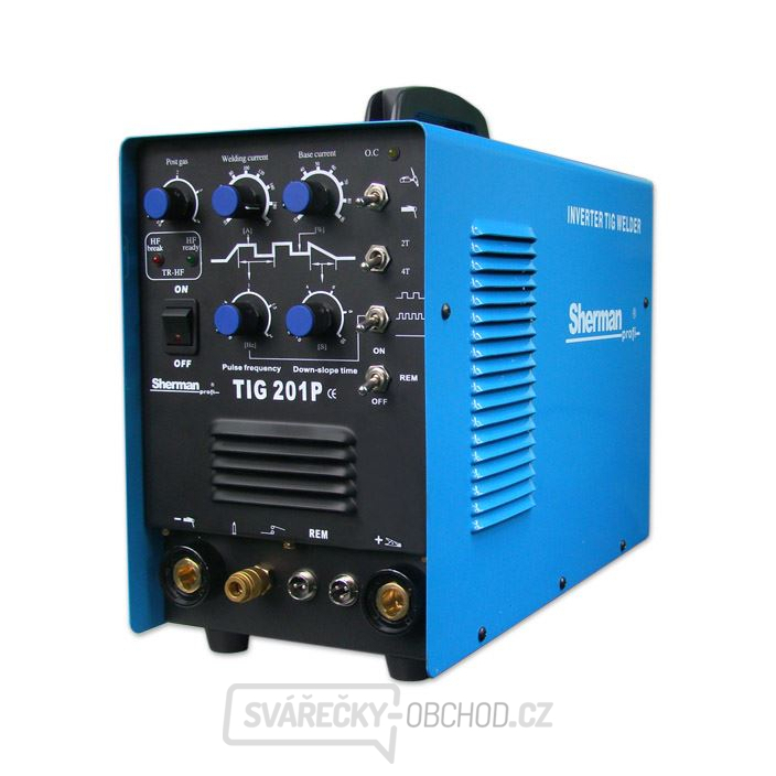 Svářecí invertor TIG 201P Pulze + Hořák + Zemnící Kabel