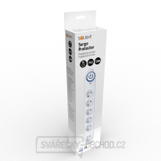 Solight přepěťová ochrana, 150J, 6 zásuvek, 1,5m, bílá Náhled