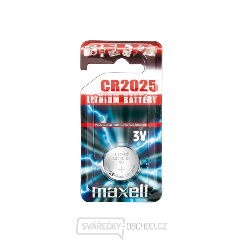 Baterie CR2025 MAXELL lithiová 1BP
