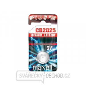 Baterie CR2025 MAXELL lithiová 1BP gallery main image