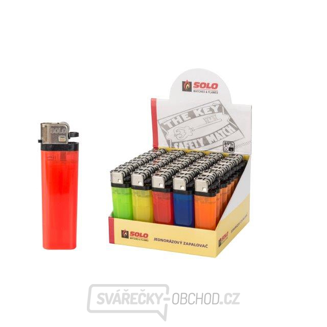 SOLO - zapalovač jednorázový kamínkový, balení 50 kusů