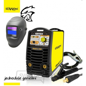 KOWAX® GeniArc® 140 Svářecí invertor MMA/TIG SET I - 3m Kabely + Kukla