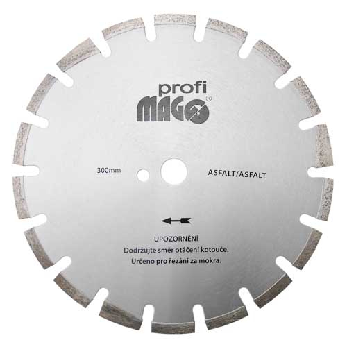 Levně Diamantový kotouč segm. MAGG Profi 300x3,2/10x25,4 mm na asfalt DKS300