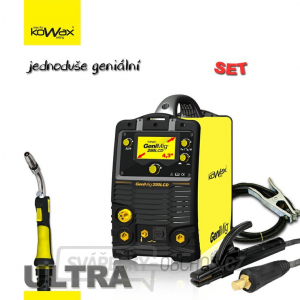 KOWAX GeniMig 250LCD 4,3 Svařovací invertor MIG/MAG/MMA/TIG + Kabely + Hořák