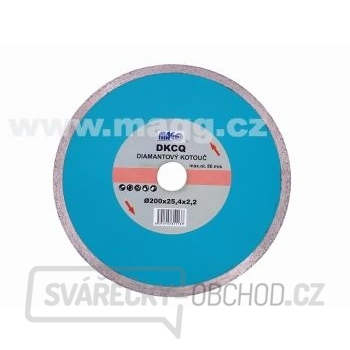 Diamantový kotouč celoobvodový 200x25,4mm 