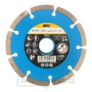 Diamantový kotouč segmentový 125x22,2mm Diamantový kotouč segmentový 125x22,2mm gallery main image