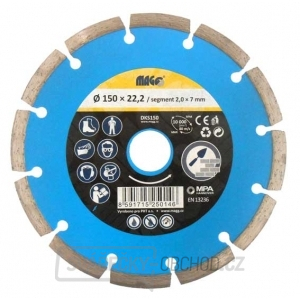 Diamantový kotouč segmentový 150x22,2mm  Diamantový kotouč segmentový 150x22,2mm  gallery main image