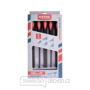 Pilníky, sada 5ks, 200mm, sek 2  Náhled