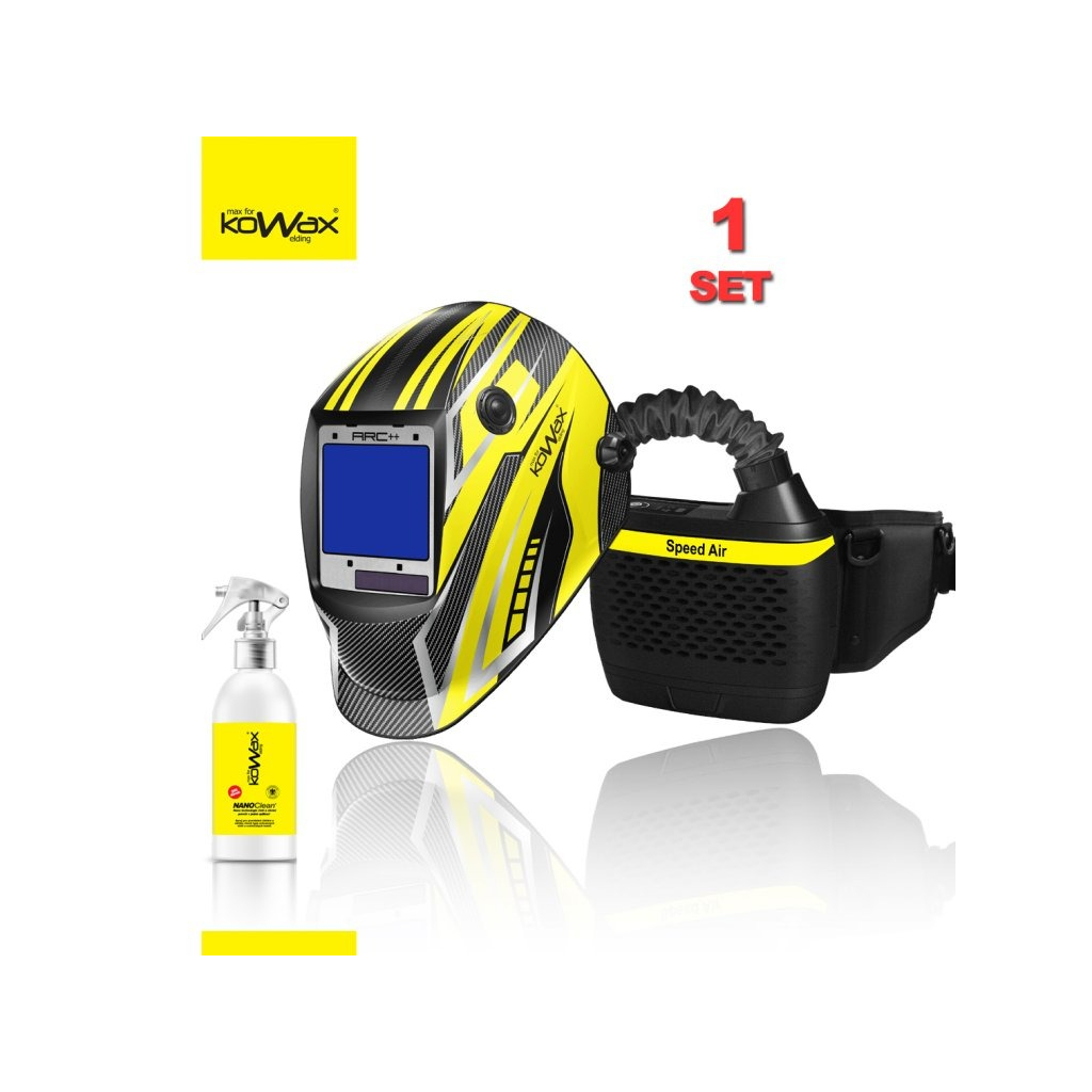SET FILTRAČNĚ VENTILAČNÍ JEDNOTKA KOWAX SPEED AIR + KUKLA KWXSA820ARC++ ZDARMA NANOCLEANER + CHRÁNIČ KRKU KWXSAARC--_S03A