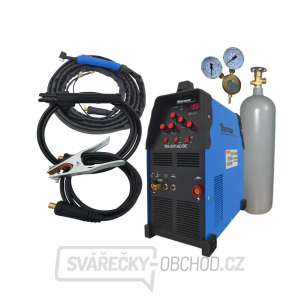 SHERMAN SVÁŘECÍ INVERTOR TIG 201 AC/DC + KABELY + HOŘÁK + SADA VYBAVENÍ + VENTIL + plná LAHEV ARGON  SHERMAN SVÁŘECÍ INVERTOR TIG 201 AC/DC + KABELY + HOŘÁK + SADA VYBAVENÍ + VENTIL + plná LAHEV ARGON  gallery main image
