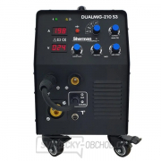 SHERMAN POLOAUTOMATICKÁ SVÁŘEČKA DUALMIG 210 S3 + HOŘÁK + KABELY + KUKLA + VENTIL + DRÁT + SPREJ + LAHEV CO2 Náhled