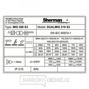 SHERMAN POLOAUTOMATICKÁ SVÁŘEČKA DUALMIG 210 S3 + HOŘÁK + KABELY + KUKLA + VENTIL + DRÁT + SPREJ + plná LAHEV CO2 SHERMAN POLOAUTOMATICKÁ SVÁŘEČKA DUALMIG 210 S3 + HOŘÁK + KABELY + KUKLA + VENTIL + DRÁT + SPREJ + plná LAHEV CO2 náhled