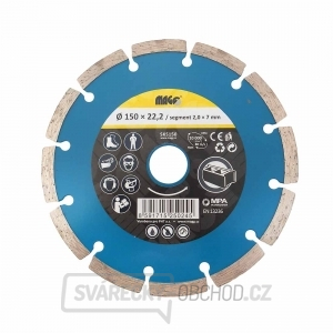 Super diamantový kotouč  segmentový 150x22,2mm  Super diamantový kotouč  segmentový 150x22,2mm  gallery main image
