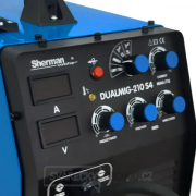 Sherman DualMIG 210 S4 + Hořák + kabely + kukla + ventil + drát + sprej + vozík + plná lahev CO Náhled