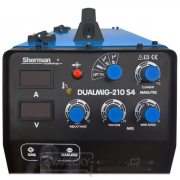 Sherman DualMIG 210 S4 + Hořák + kabely + kukla + ventil + drát + sprej + vozík + plná lahev CO Náhled