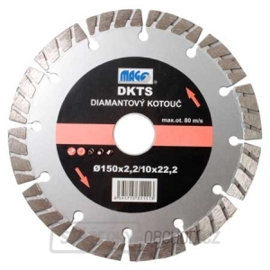 Diamantový kotouč TURBO segment 150x22,2mm