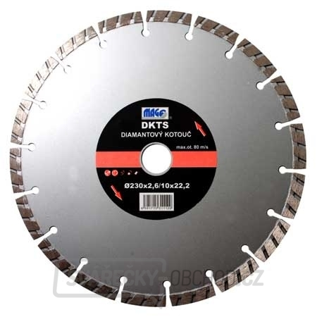 Diamantový  kotouč TURBO segment 230x22,2mm