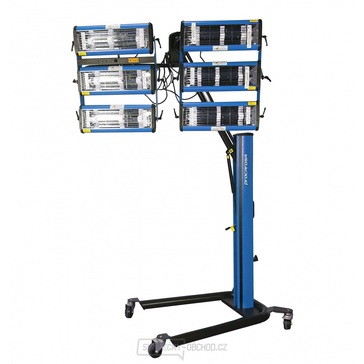 Krátkovlnný infrazářič pro sušení laků Procarosa PROFI-6D Krátkovlnný infrazářič pro sušení laků Procarosa PROFI-6D gallery main image