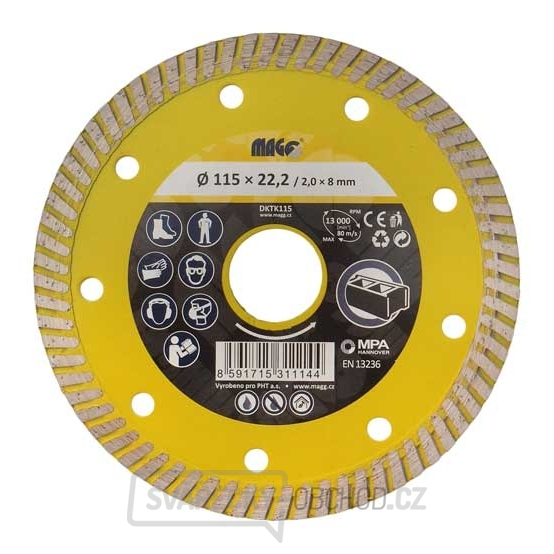 Diamantový kotouč TURBO SPEED 115x22,2mm