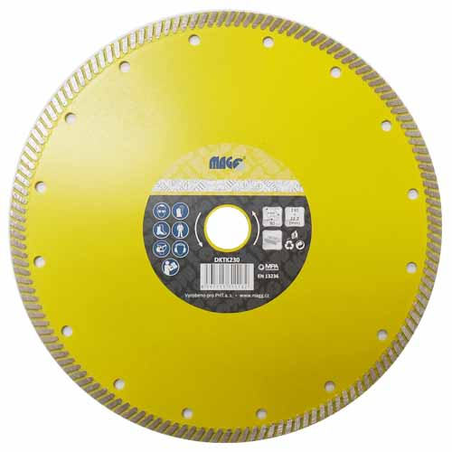 Levně Diamantový kotouč TURBO SPEED 230x22,2mm DKTK230