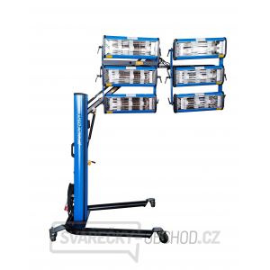 Krátkovlnný infrazářič pro sušení laků Procarosa PROFI-6CL gallery main image
