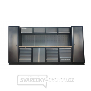 Sestava dílenského nábytku Procarosa PROFESSIONAL L-6 Pracovní deska: dřevěná, Hmotnost: 379,2 kg Sestava dílenského nábytku Procarosa PROFESSIONAL L-6 Pracovní deska: dřevěná, Hmotnost: 379,2 kg gallery main image