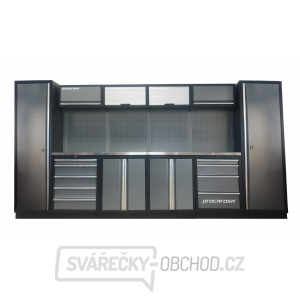 Sestava dílenského nábytku Procarosa PROFESSIONAL L-2 Pracovní deska: nerezová, Hmotnost: 372,1 kg Sestava dílenského nábytku Procarosa PROFESSIONAL L-2 Pracovní deska: nerezová, Hmotnost: 372,1 kg gallery main image