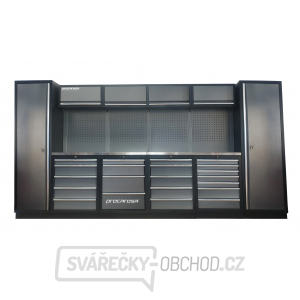 Sestava dílenského nábytku Procarosa PROFESSIONAL L-8 Pracovní deska: nerezová, Hmotnost: 420,1 kg Sestava dílenského nábytku Procarosa PROFESSIONAL L-8 Pracovní deska: nerezová, Hmotnost: 420,1 kg gallery main image