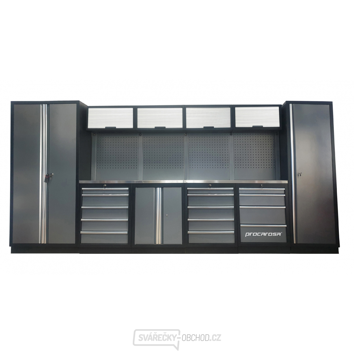 SESTAVA DÍLENSKÉHO NÁBYTKU PROCAROSA PROFESSIONAL XL-5 Pracovní deska: nerezová, Hmotnost: 411,3 kg