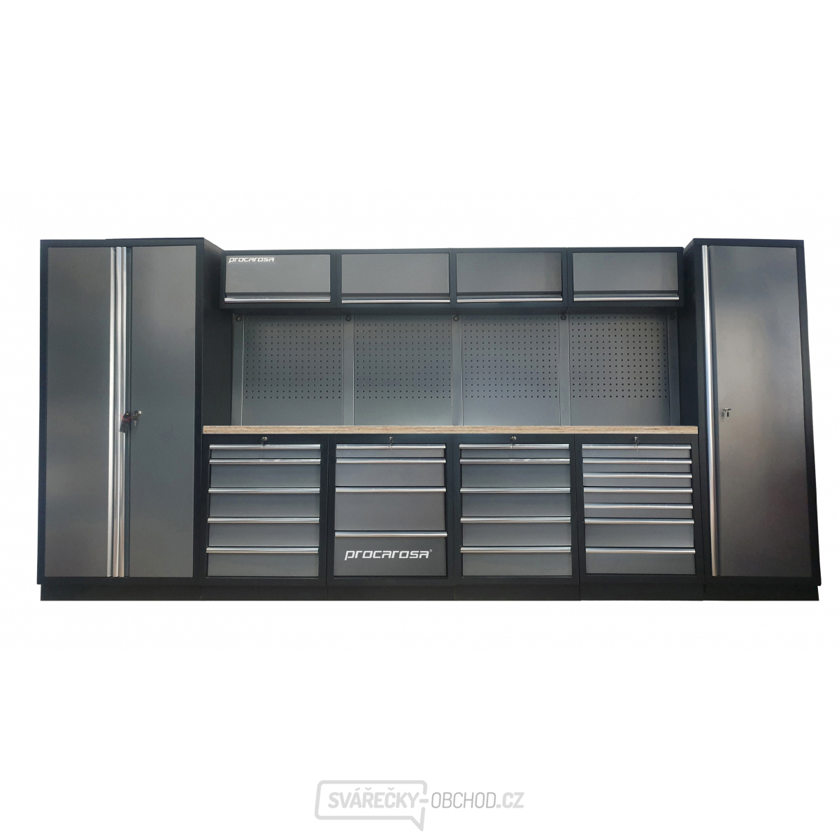 SESTAVA DÍLENSKÉHO NÁBYTKU PROCAROSA PROFESSIONAL XL-8 Pracovní deska: dřevěná, Hmotnost: 426,6 kg