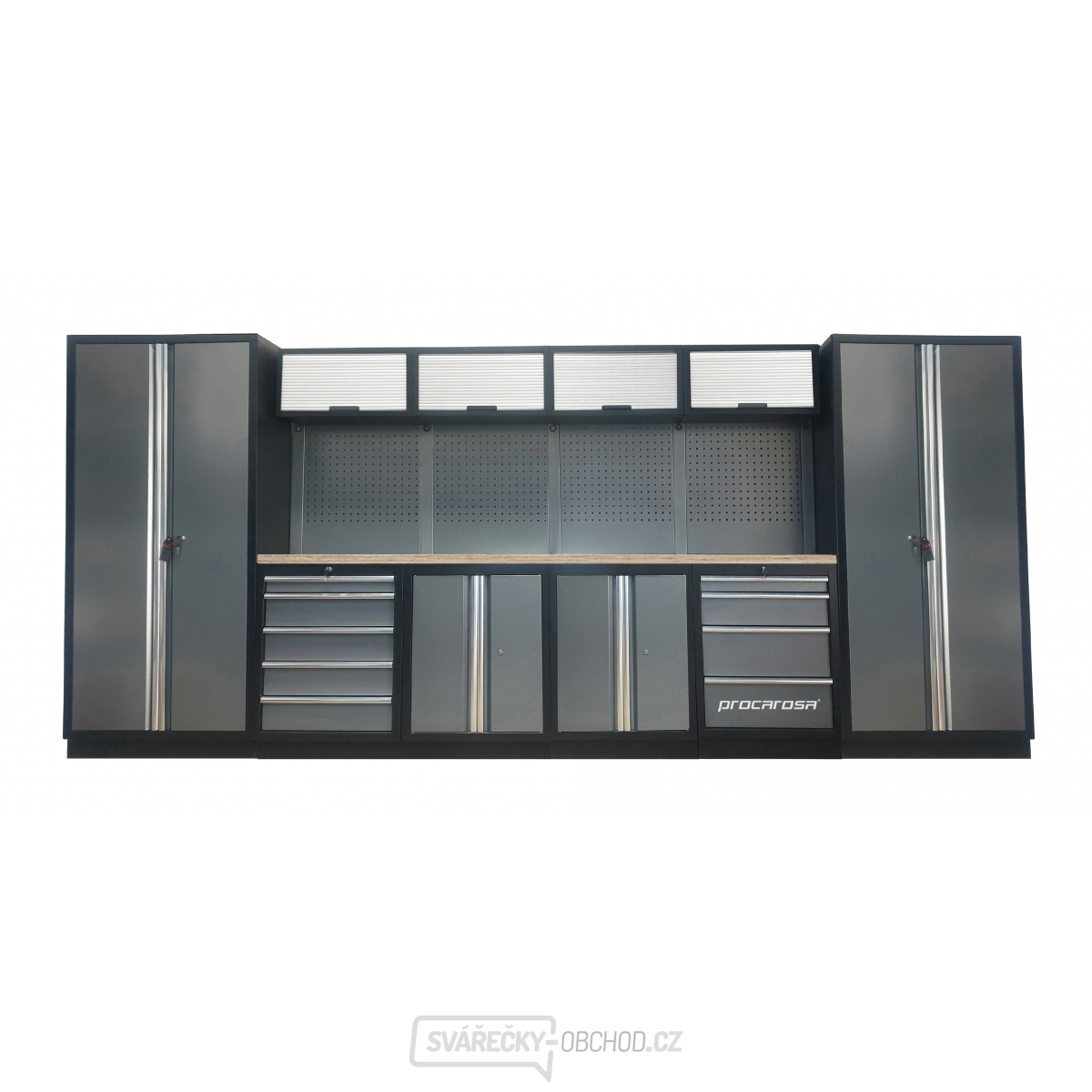 SESTAVA DÍLENSKÉHO NÁBYTKU PROCAROSA PROFESSIONAL XXL-1 Pracovní deska: dřevěná, Hmotnost: 397,9 kg