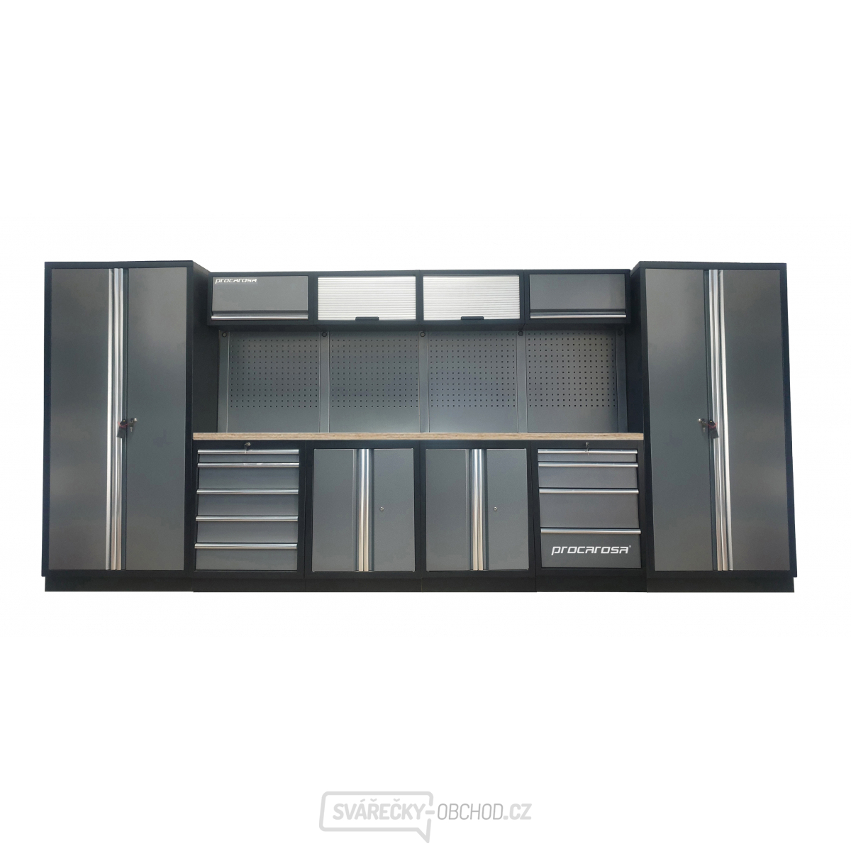 SESTAVA DÍLENSKÉHO NÁBYTKU PROCAROSA PROFESSIONAL XXL-2 Pracovní deska: dřevěná, Hmotnost: 401,1 kg