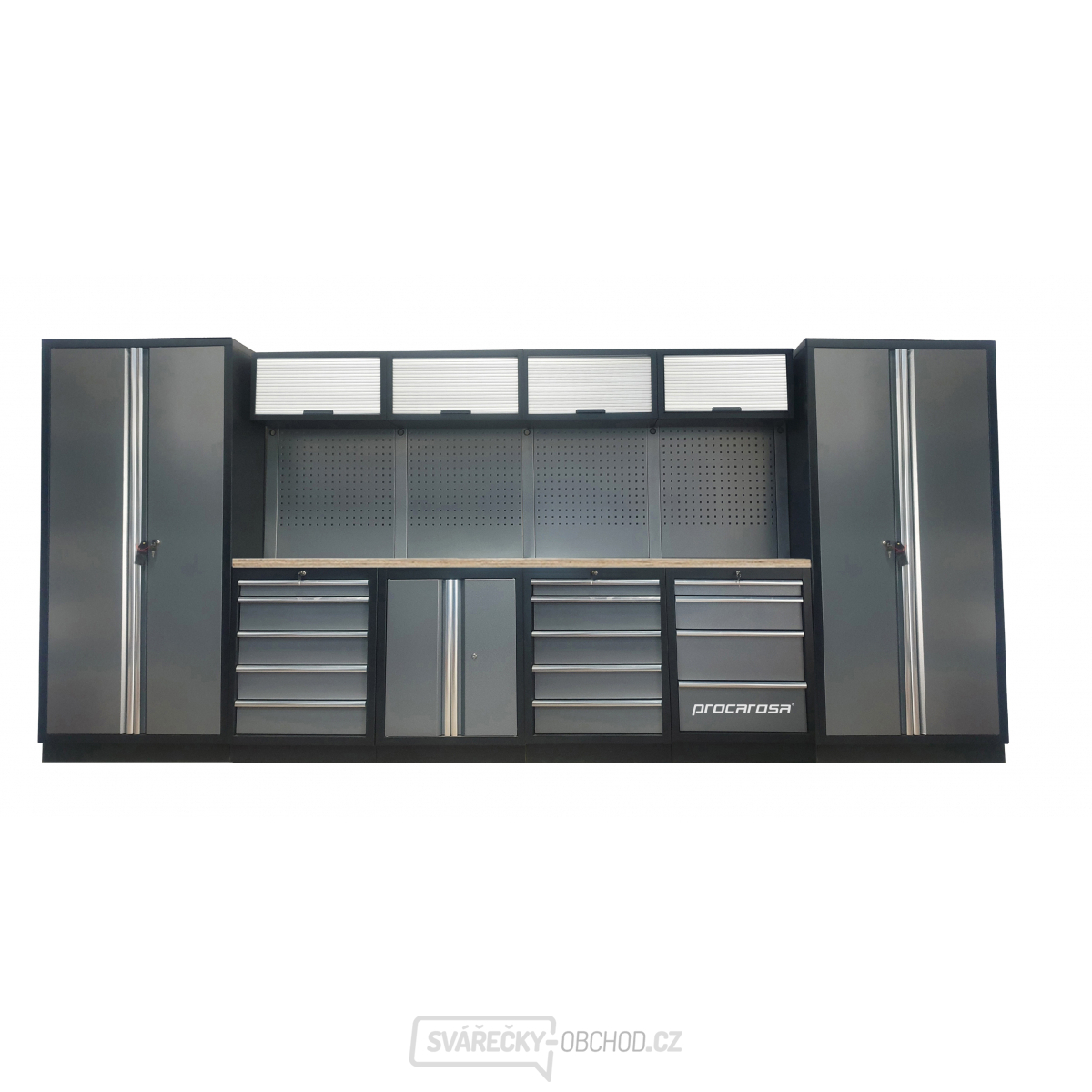 SESTAVA DÍLENSKÉHO NÁBYTKU PROCAROSA PROFESSIONAL XXL-5 Pracovní deska: dřevěná, Hmotnost: 417,8 kg