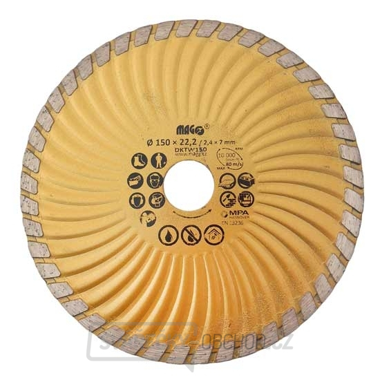 Diamantový kotouč TURBO-W 150x22,2mm 