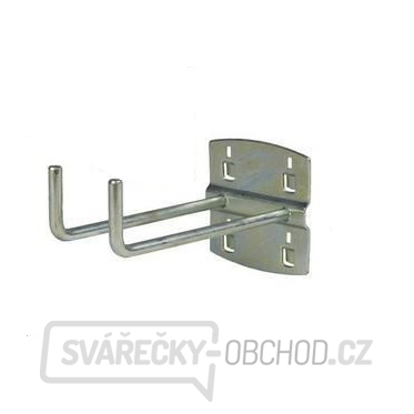 Háček na nářadí - dvojitý - 87 mm