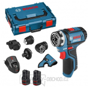 BOSCH Aku vrtací šroubovák GSR 12V-15 FC Set gallery main image