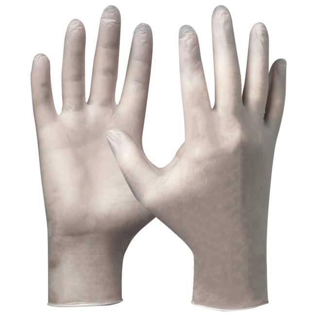 GEBOL Jednorázové vinylové rukavice WHITE VINYL 100ks - velikost L