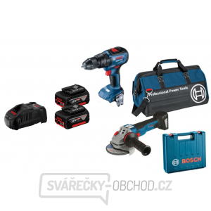 BOSCH 2-dílný set 0601CBT188 - GSB18V-50 + GWS18V-10